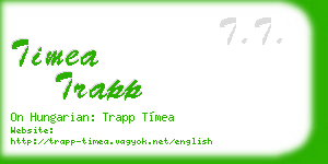 timea trapp business card
